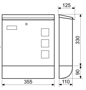 Nabiralnik RICHTER BK703.ARG.AM (ANTRACIT)