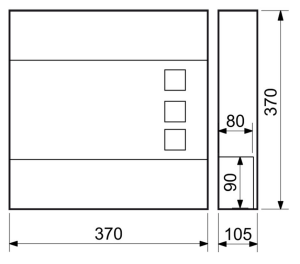 Nabiralnik RICHTER BK932.G.AM (mat antracit)