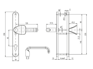 Varnostna armatura ROSTEX BK 802 GRANDE (JEKLO-MAT)