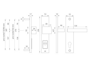 Varnostna armatura MP FORTE PLUS - 3214 (BS - črna mat)