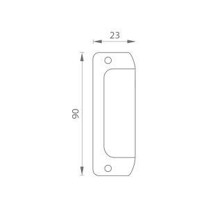 Aluminijast oprijem MP 3815 (F4 - bronasto eloksiran)