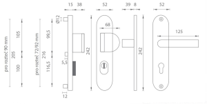 Ojačani fitingi MP AXA Beta2 Plus (F6 - inox elox)