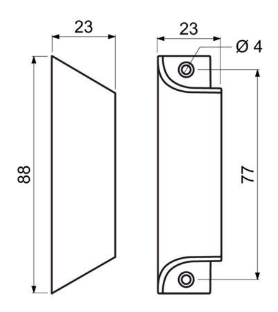 Kljuka za balkonska vrata RICHTER MAD.6010 (F4)