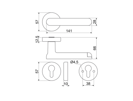 Richter Czech Smart Touch Handle H.03.(NIMAT)