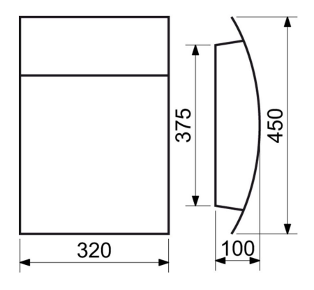 Poštni nabiralnik RICHTER BK.931.N (inox)