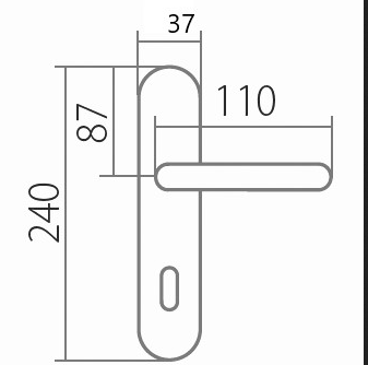 Okovje za vrata LEKO OTZI BA Z1420 (NI-SAT)