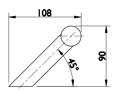 Ročaj TWIN BF 118010 (E) - poševni - par