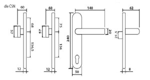 Varnostna armatura TWIN HARMONIA HTSI DEF (F1)