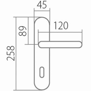 Okovje za vrata TWIN AMADEUS BA 1360 (A)